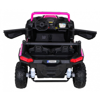 Buggy ATV Racing dla 2 dzieci Różowy + Napęd 4x4 + Pilot + Wolny Start + MP3 LED